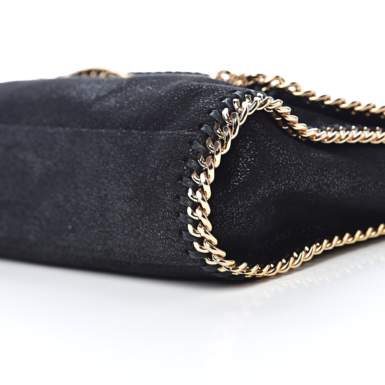 Stella McCartney Shaggy Deer Mini Falabella Shoulder Bag Black 9 of 10