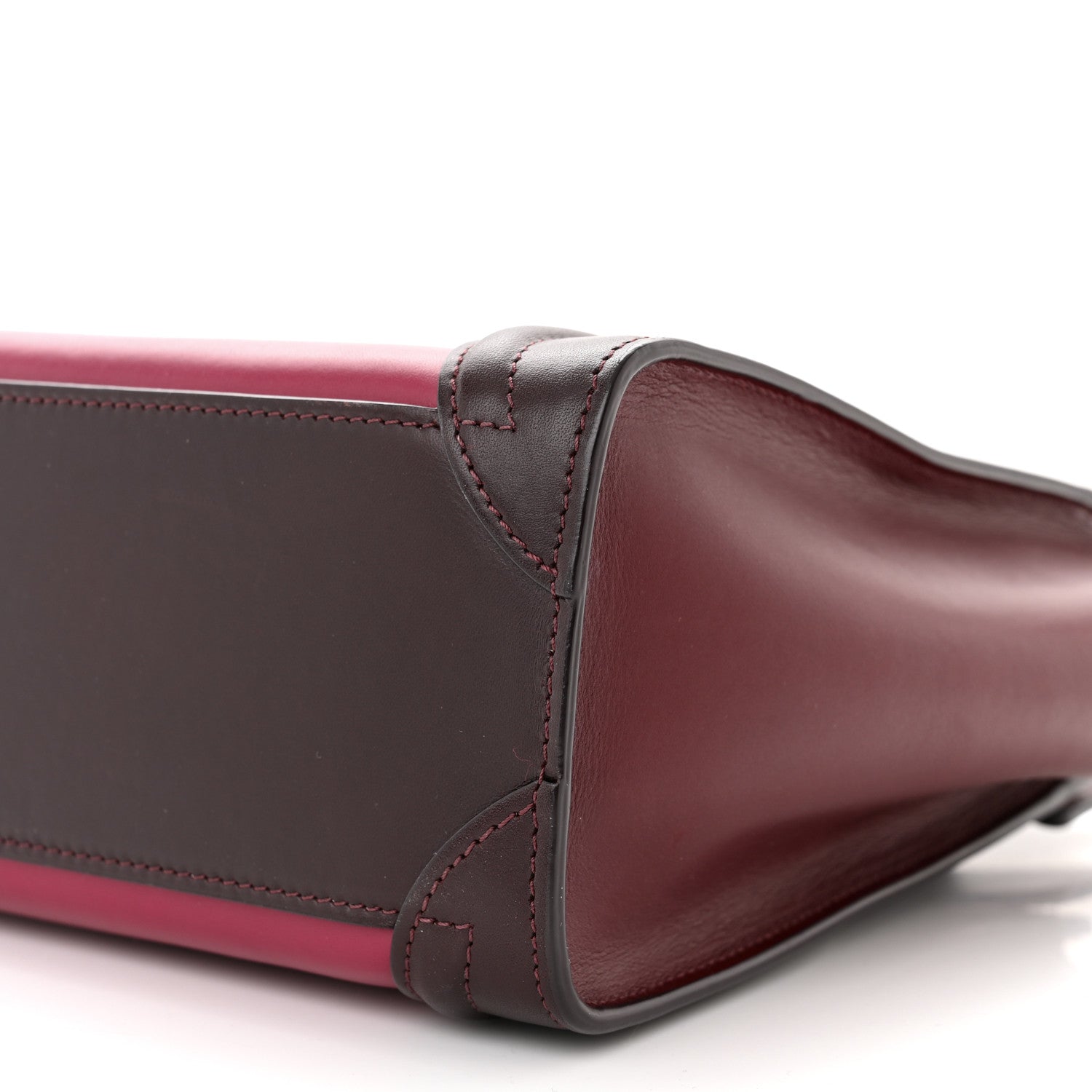 Celine Satin Calfskin Nano Tri-Color Luggage Purple Orchid 9 of 9