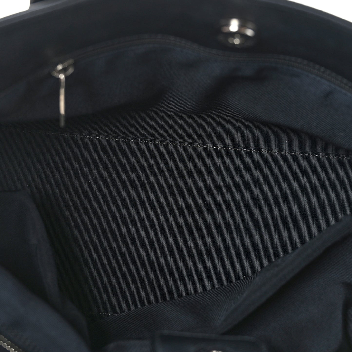 Calfskin Small Cerf Executive Shopper Tote Black