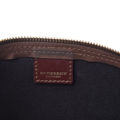 Burberry Haymarket Check Shoulder Bag Chocolate 6 of 13