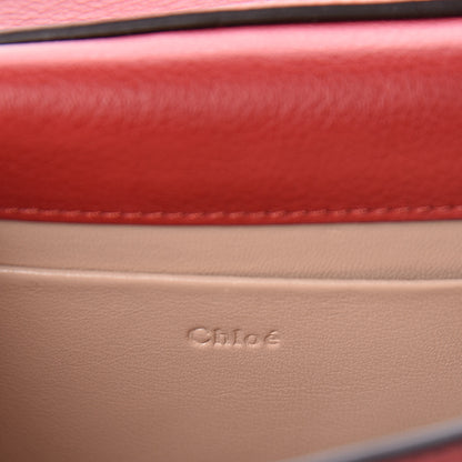 Chloe Calfskin Small Nile Bracelet Minaudiere Bag Dahlia Red 6 of 10
