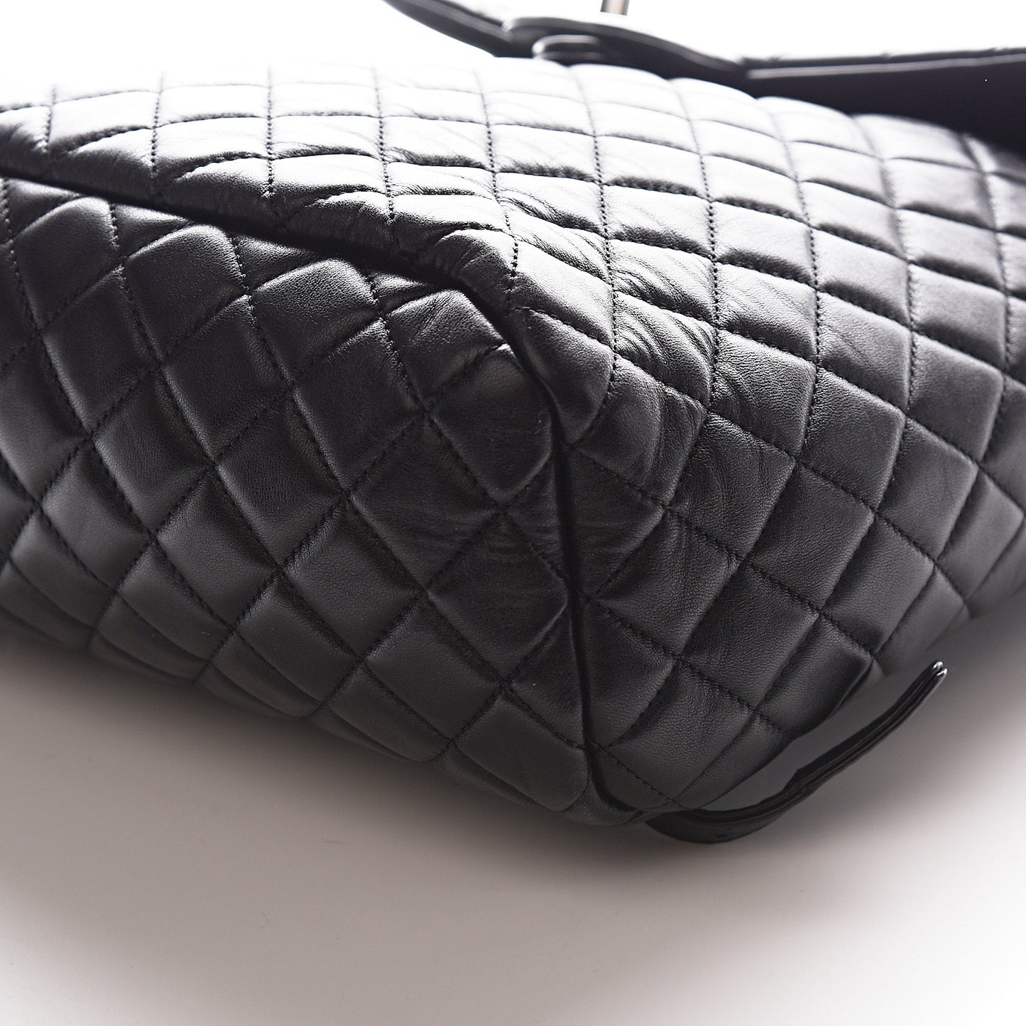 Lambskin Quilted Large Urban Spirit Backpack Black