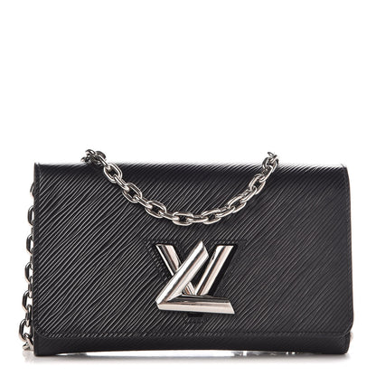 Louis Vuitton Epi Twist Chain Wallet Black 1 of 7