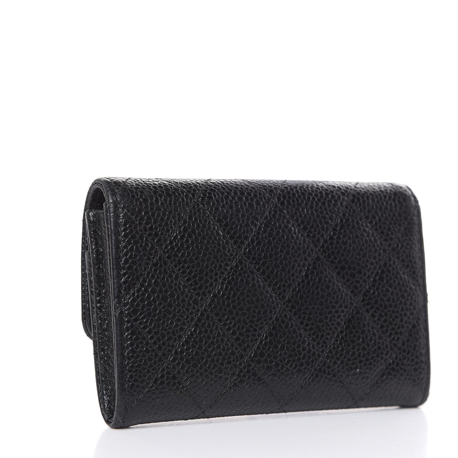 Chanel Caviar Quilted Flap Card Holder Black 3 of 8