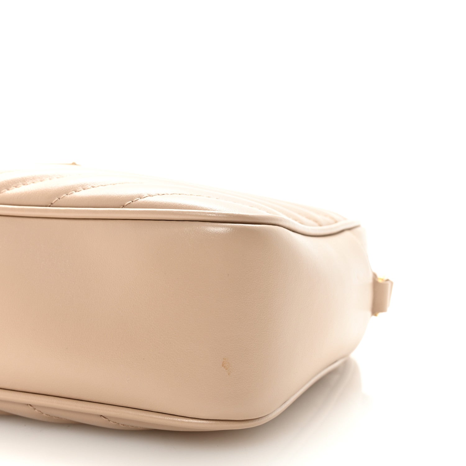 Saint Laurent Calfskin Matelasse Monogram Lou Camera Bag Dark Beige 9 of 9