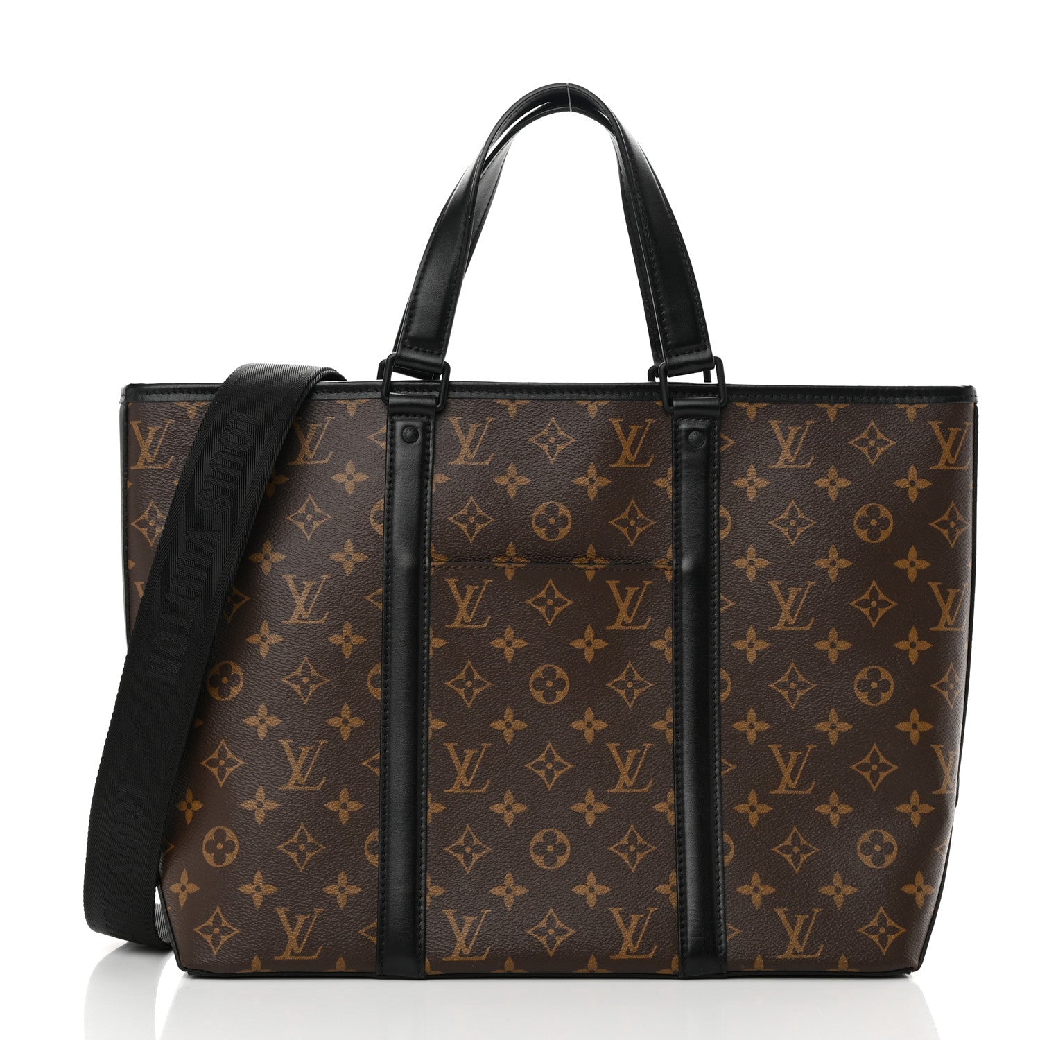 Louis Vuitton Monogram Macassar Weekend Tote PM 3 of 11