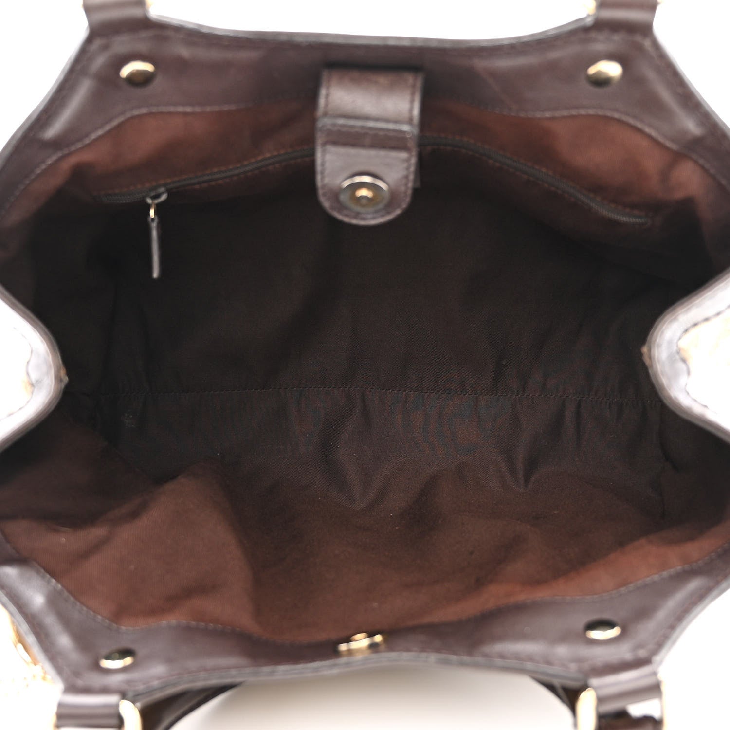 Gucci Monogram Medium Sukey Tote Dark Brown 5 of 15