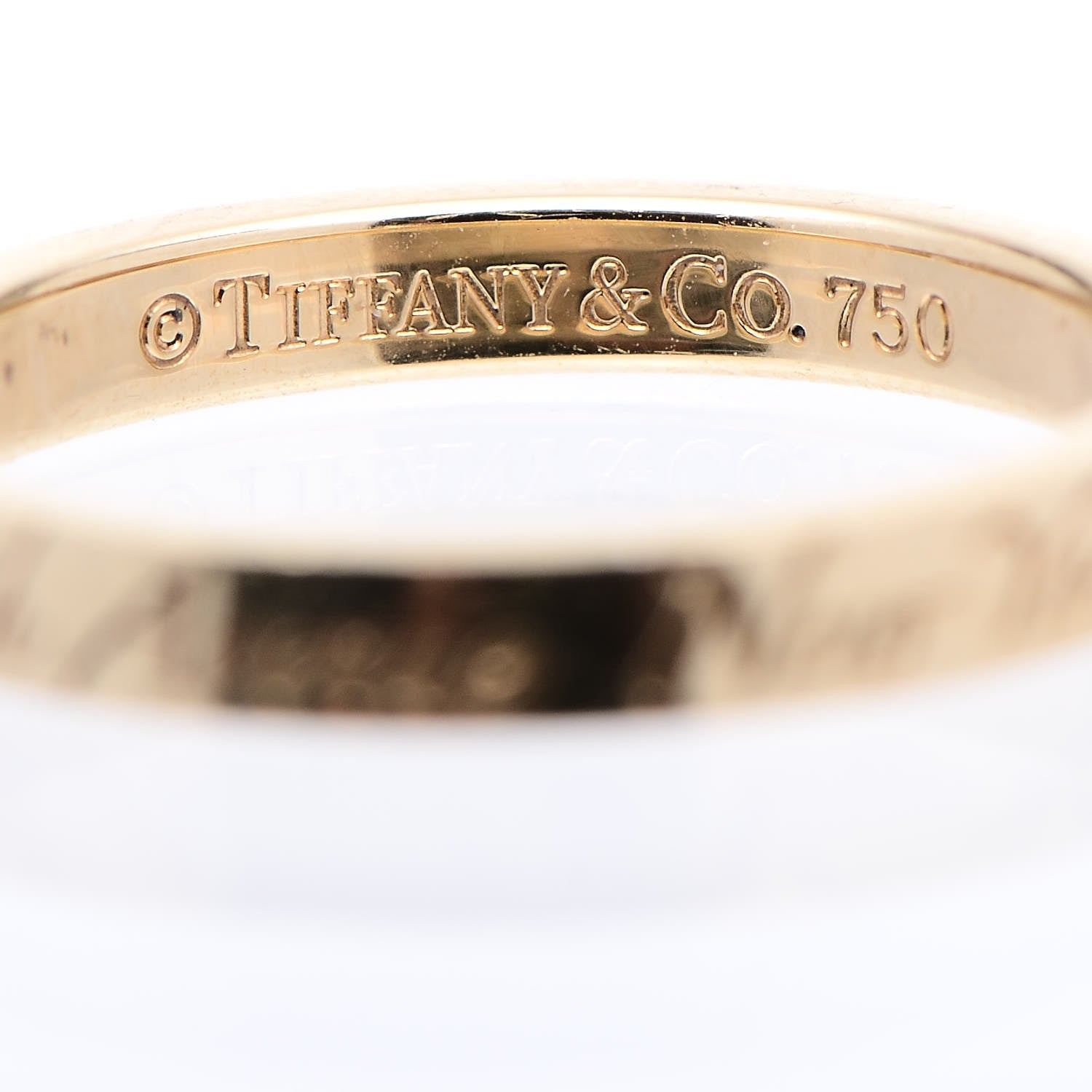 Tiffany 18K Yellow Gold Notes Fifth Avenue New York Ring 54 7 5 of 5