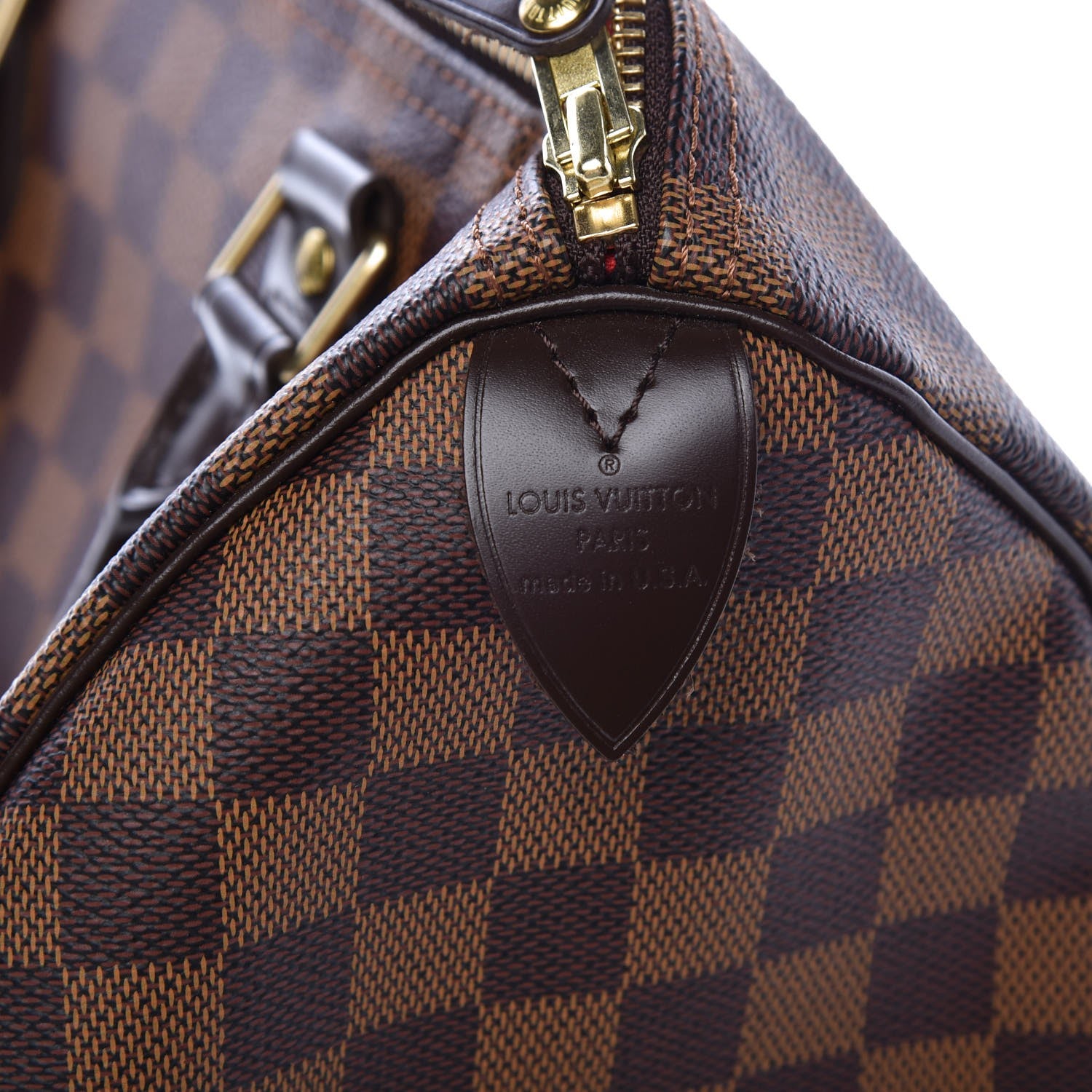 Louis Vuitton Damier Ebene Speedy 30 7 of 8