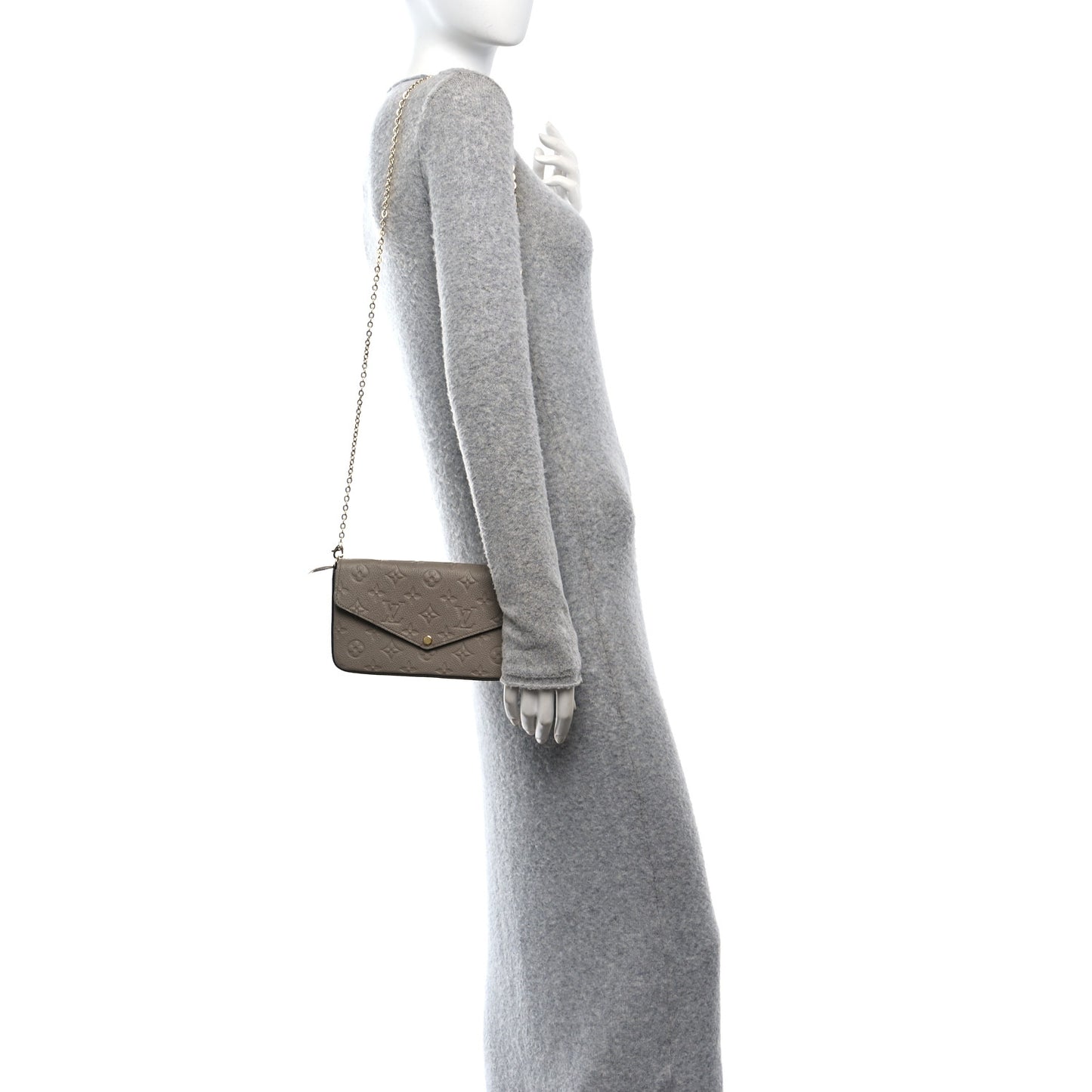 Empreinte Pochette Felicie Chain Wallet Tourterelle