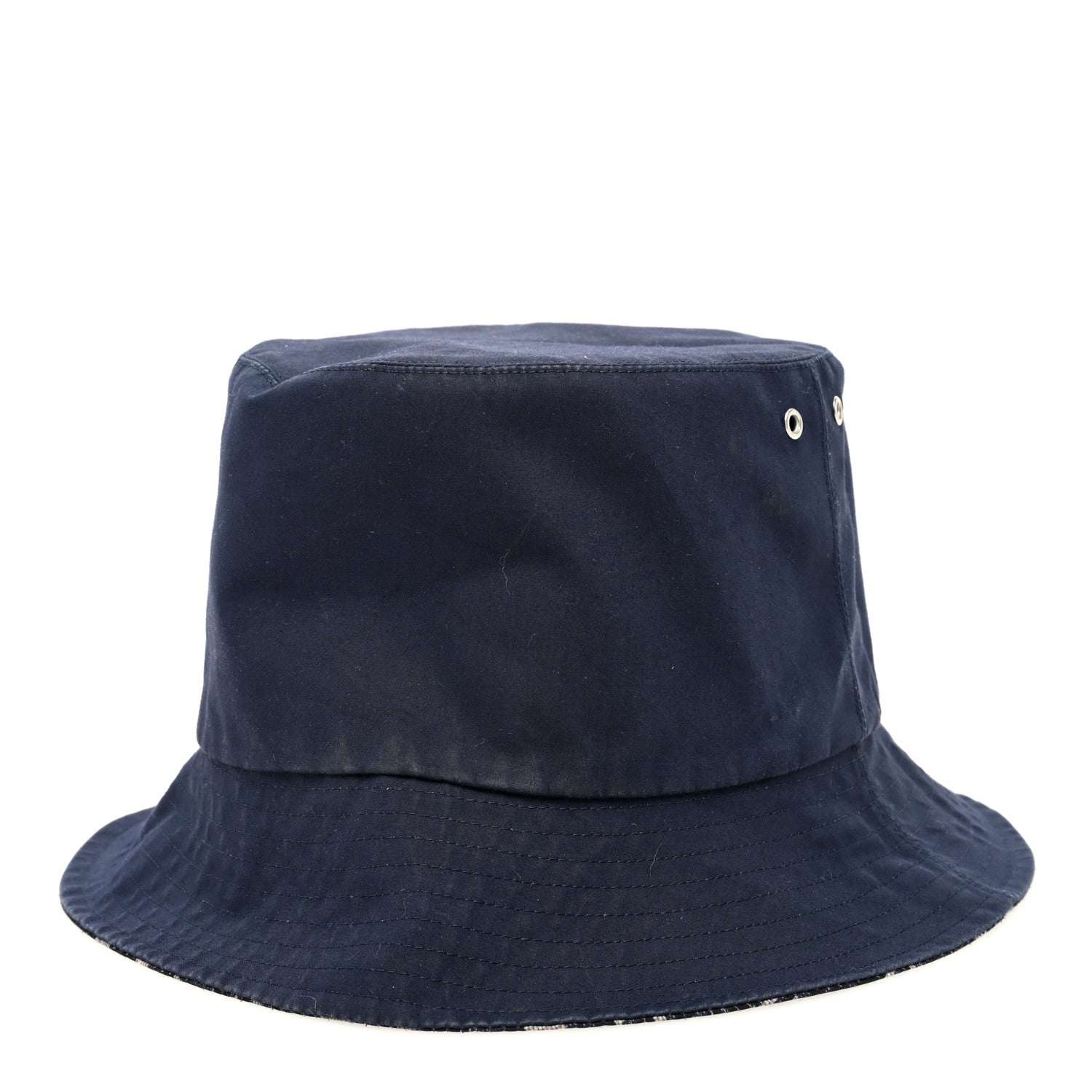 Christian Dior Oblique Reversible Teddy-D Brim Bucket Hat Blue 3 of 13