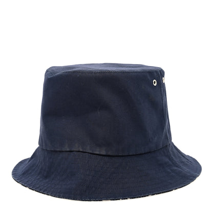 Christian Dior Oblique Reversible Teddy-D Brim Bucket Hat Blue 3 of 13
