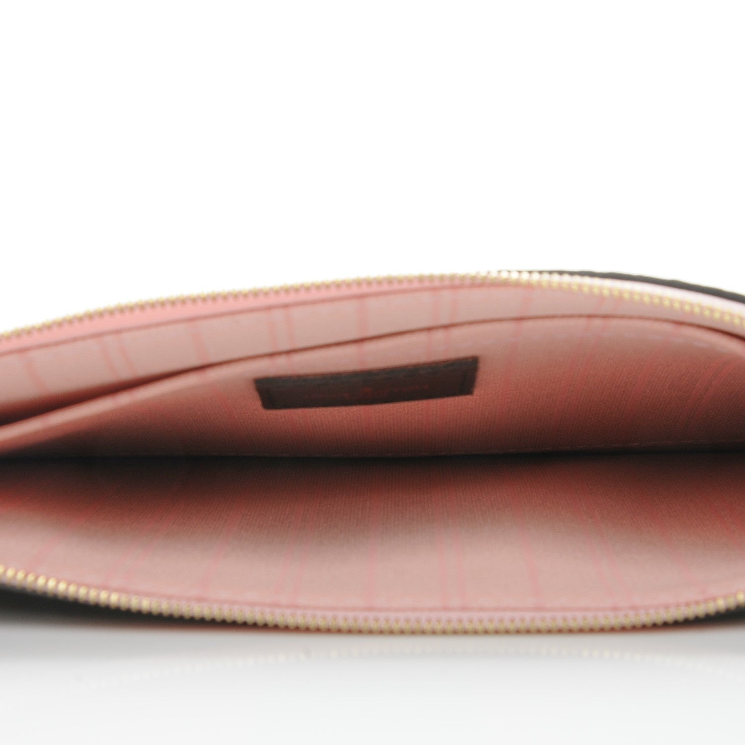 Louis Vuitton Damier Ebene Neverfull MM GM Pochette Rose Ballerine 5 of 8