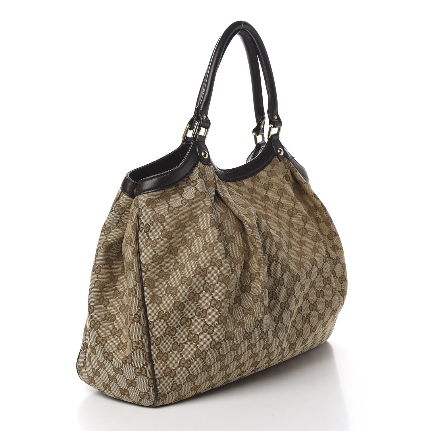 Gucci Monogram Large Sukey Tote Dark Brown 2 of 17