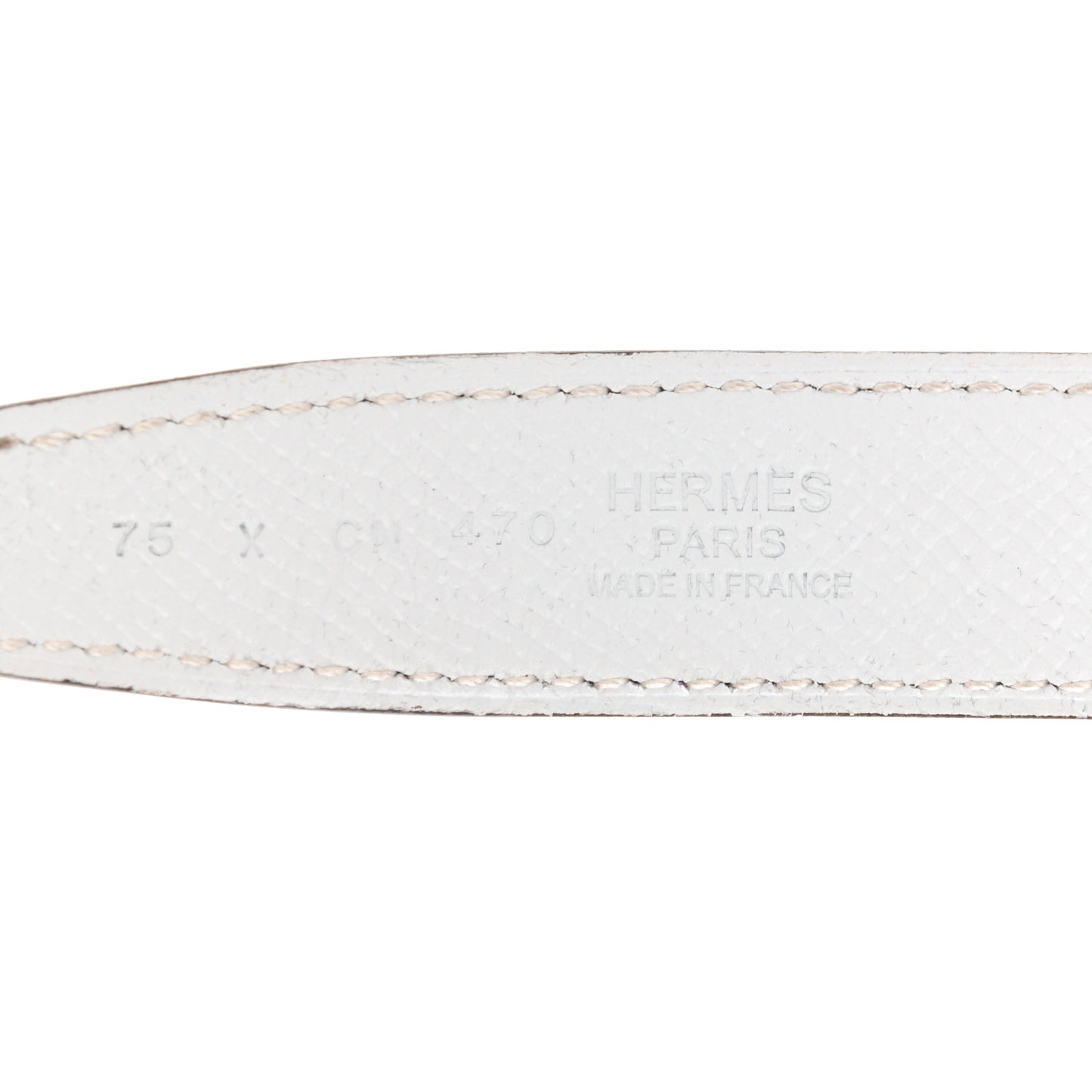 Epsom 24mm Collier De Chien CDC Belt 75 White Bleu Brighton