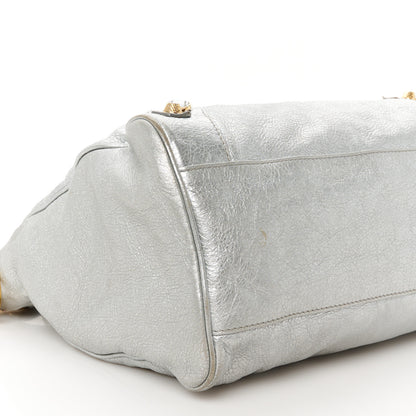 Balenciaga Metallic Agneau Giant 12 Gold Hardware Velo Gris Aluminum 10 of 12