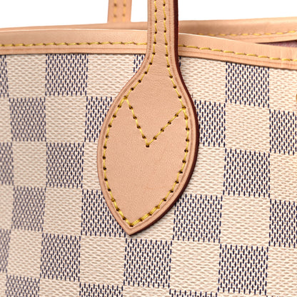Louis Vuitton Damier Azur Neo Neverfull MM Rose Ballerine 9 of 11