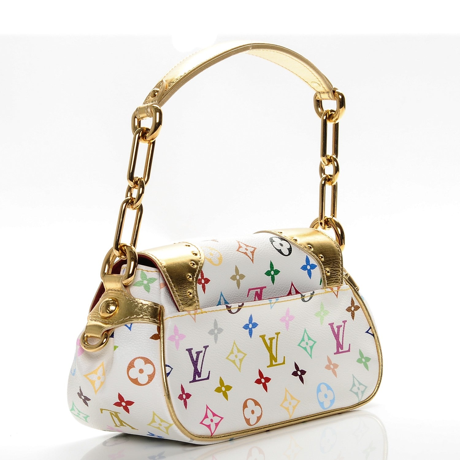 Louis Vuitton Monogram Multicolor Marilyn White Gold 3 of 6