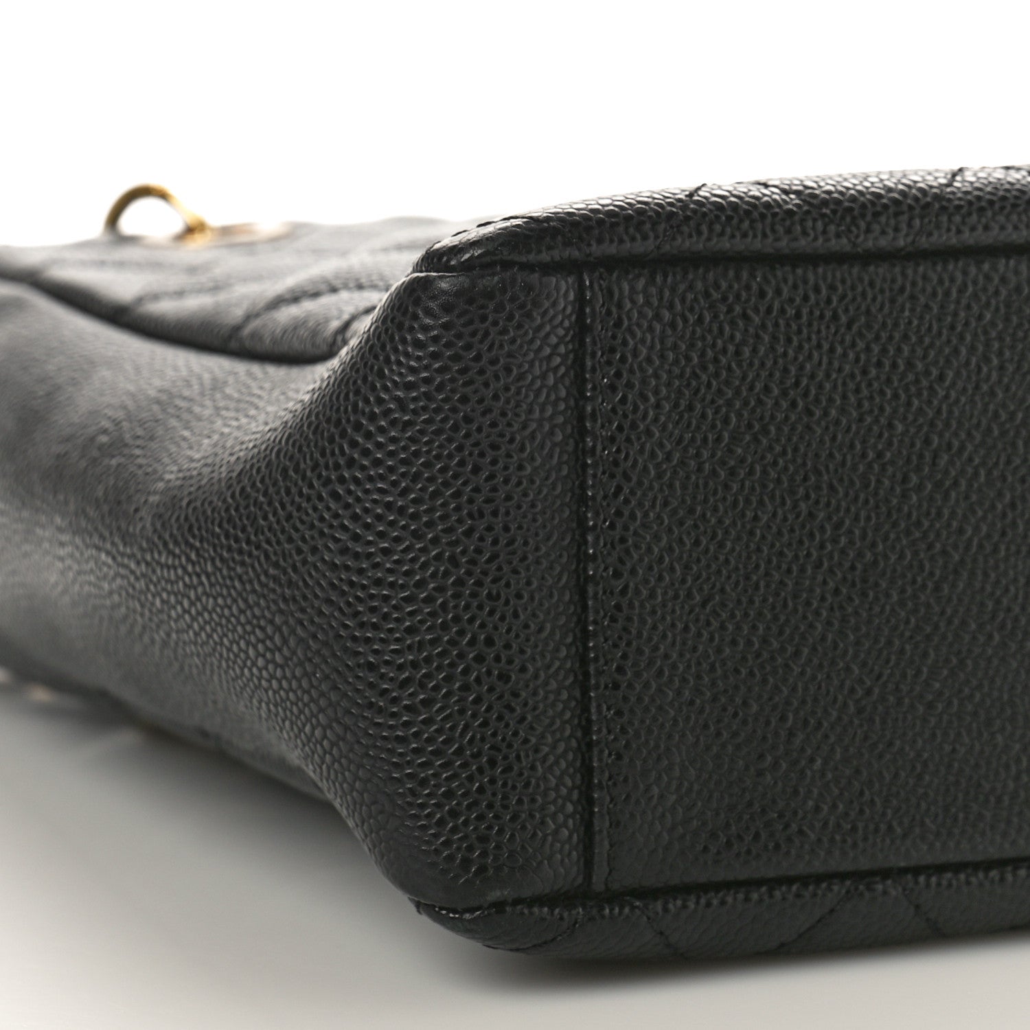 Chanel Caviar Quilted Petit Shopping Tote PST Black 9 of 10