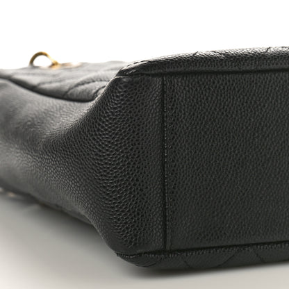 Chanel Caviar Quilted Petit Shopping Tote PST Black 9 of 10