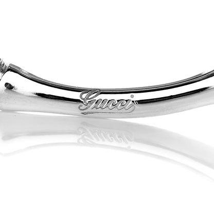 Gucci Sterling Silver Bamboo Hoop Earrings 6 of 6