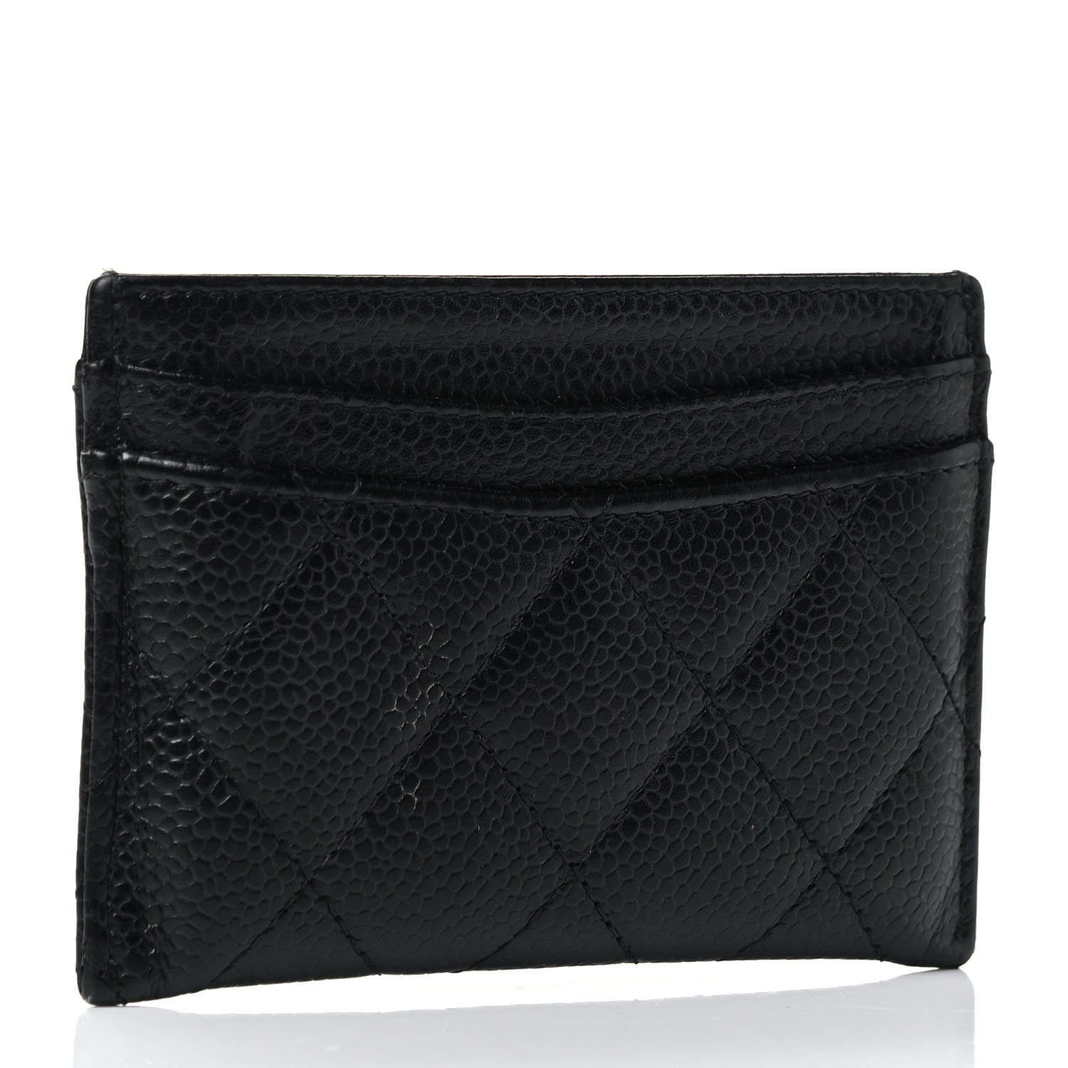 Chanel Caviar Quilted Card Holder Black 2 of 4