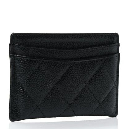 Chanel Caviar Quilted Card Holder Black 2 of 4
