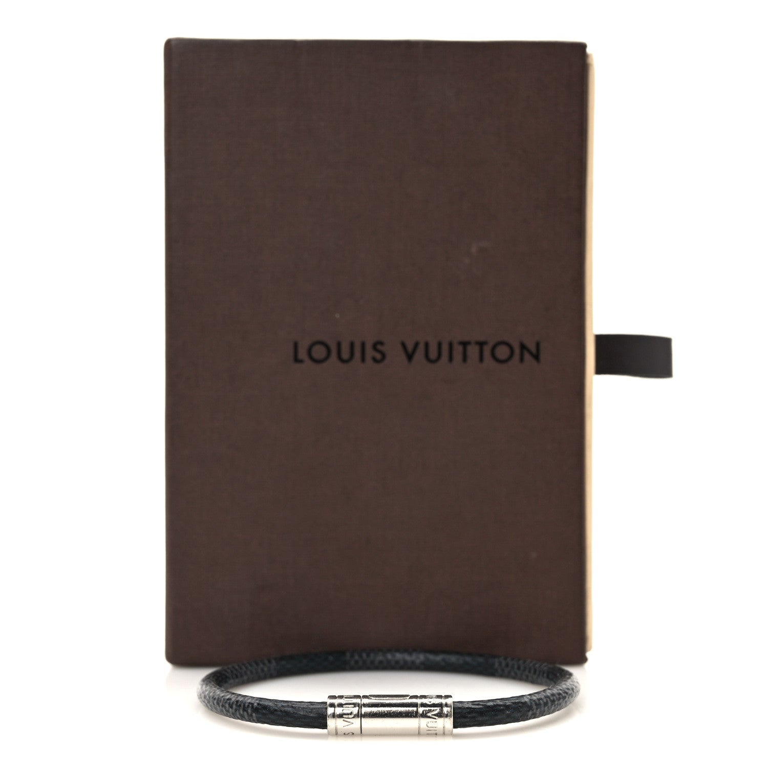 Louis Vuitton Damier Graphite Keep It Bracelet 19 5 of 5