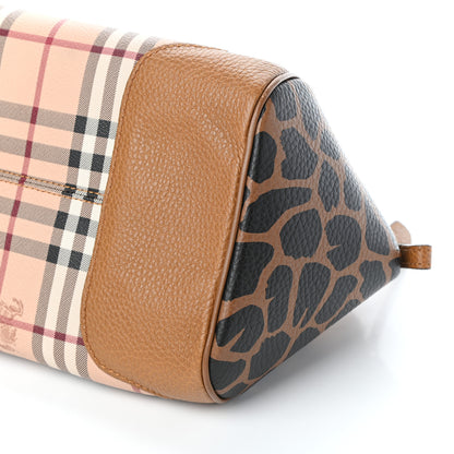 Burberry Haymarket Check Animal Print Small Blaze Satchel 9 of 9