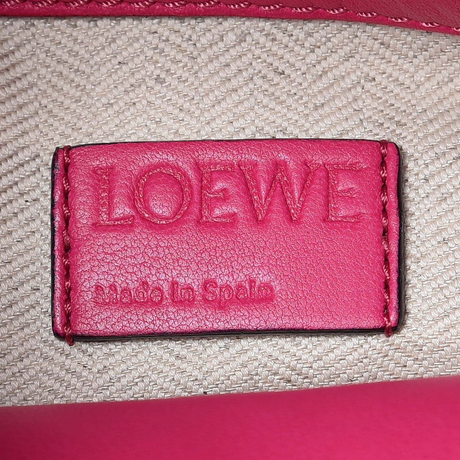 Loewe Nappa Flamenco Knot Bag Fuchsia 6 of 12