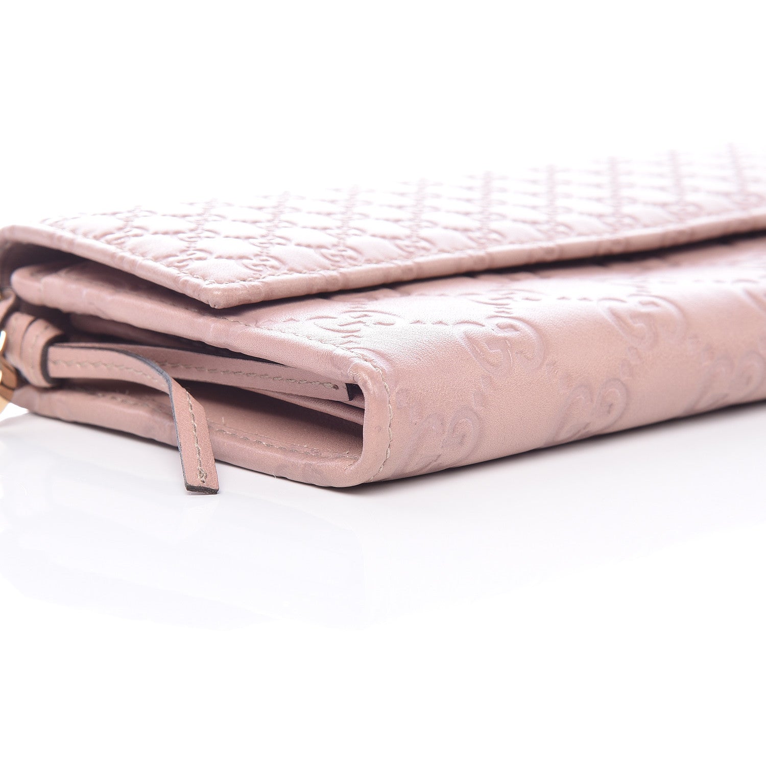 Gucci Guccissima Signature Microguccissima Bree Continental Wallet Dark Cipria 9 of 13