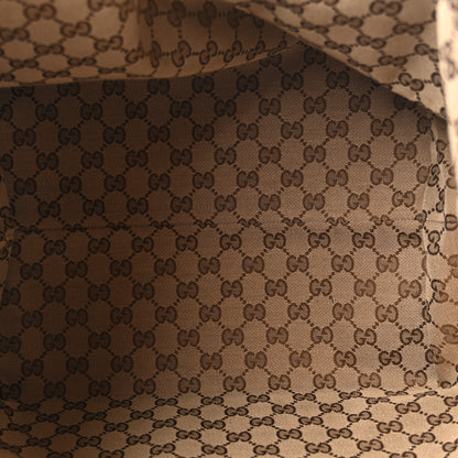Gucci Grained Calfskin Monogram Large Totissima Reversible Tote Brown 6 of 12