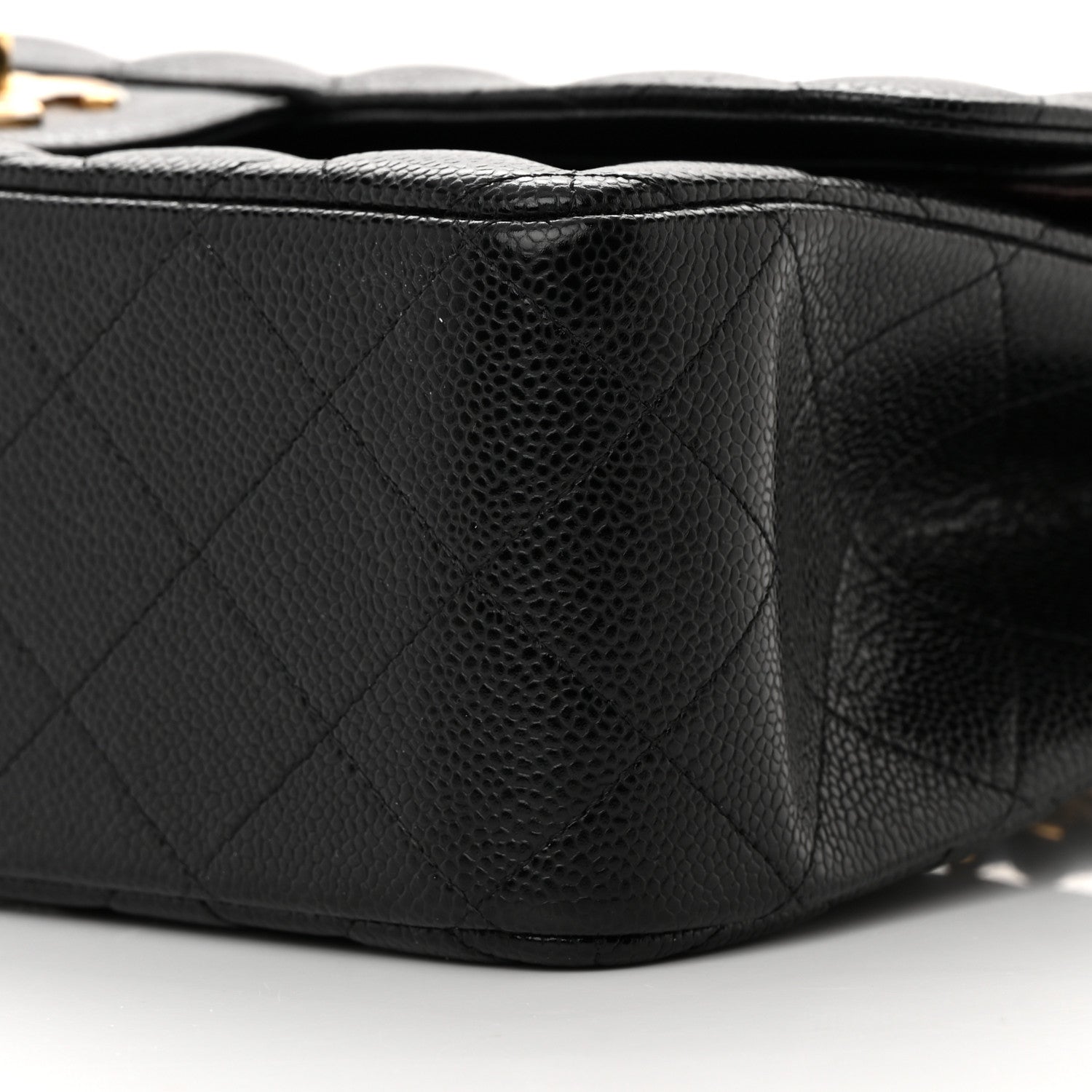 Chanel Caviar Quilted Jumbo Double Flap Black 10 of 11