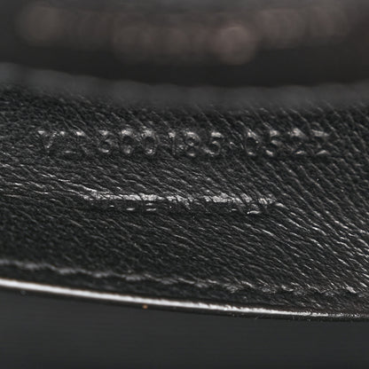 Saint Laurent Grain De Poudre Textured Mixed Matelasse Triquilt Medium Monogram Monochrome Satchel Black 7 of 11