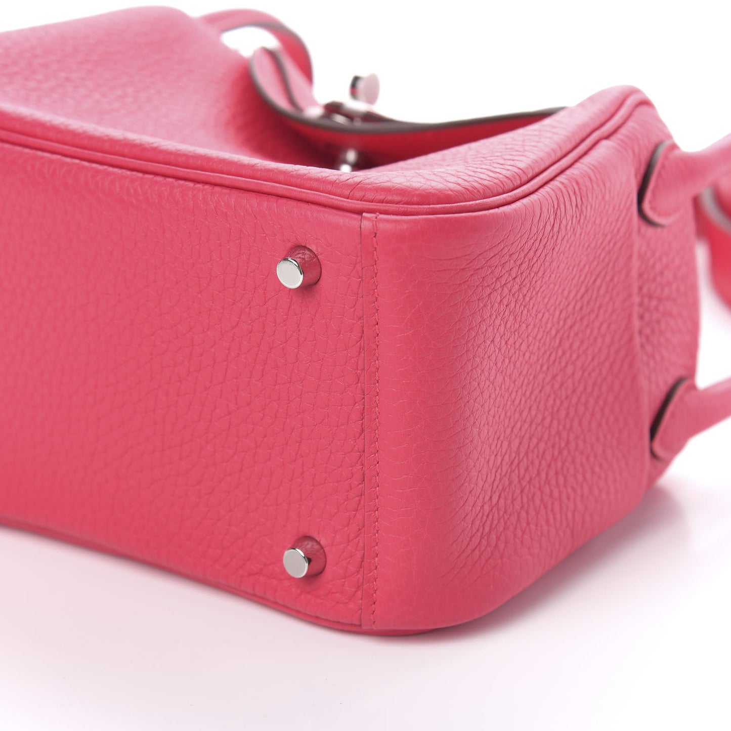Taurillon Clemence Mini Lindy 20 Rose Extreme