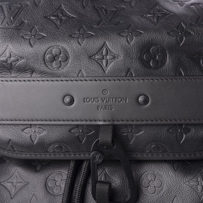 Louis Vuitton Calfskin Monogram Shadow Discovery Backpack Black 9 of 11