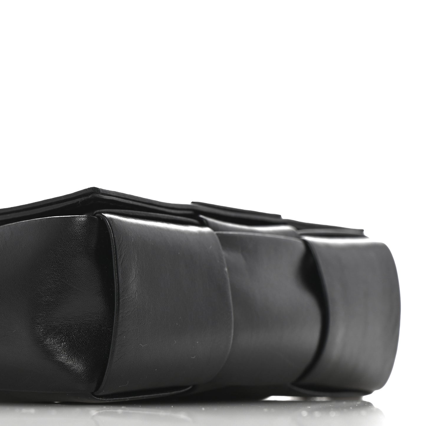 Lambskin Maxi Intreccio Candy Cassette Crossbody Bag Black