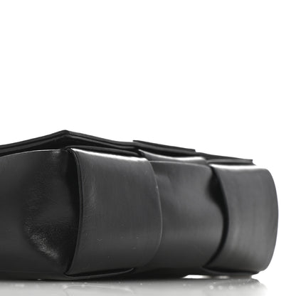 Bottega Veneta Lambskin Maxi Intreccio Candy Cassette Crossbody Bag Black 8 of 11