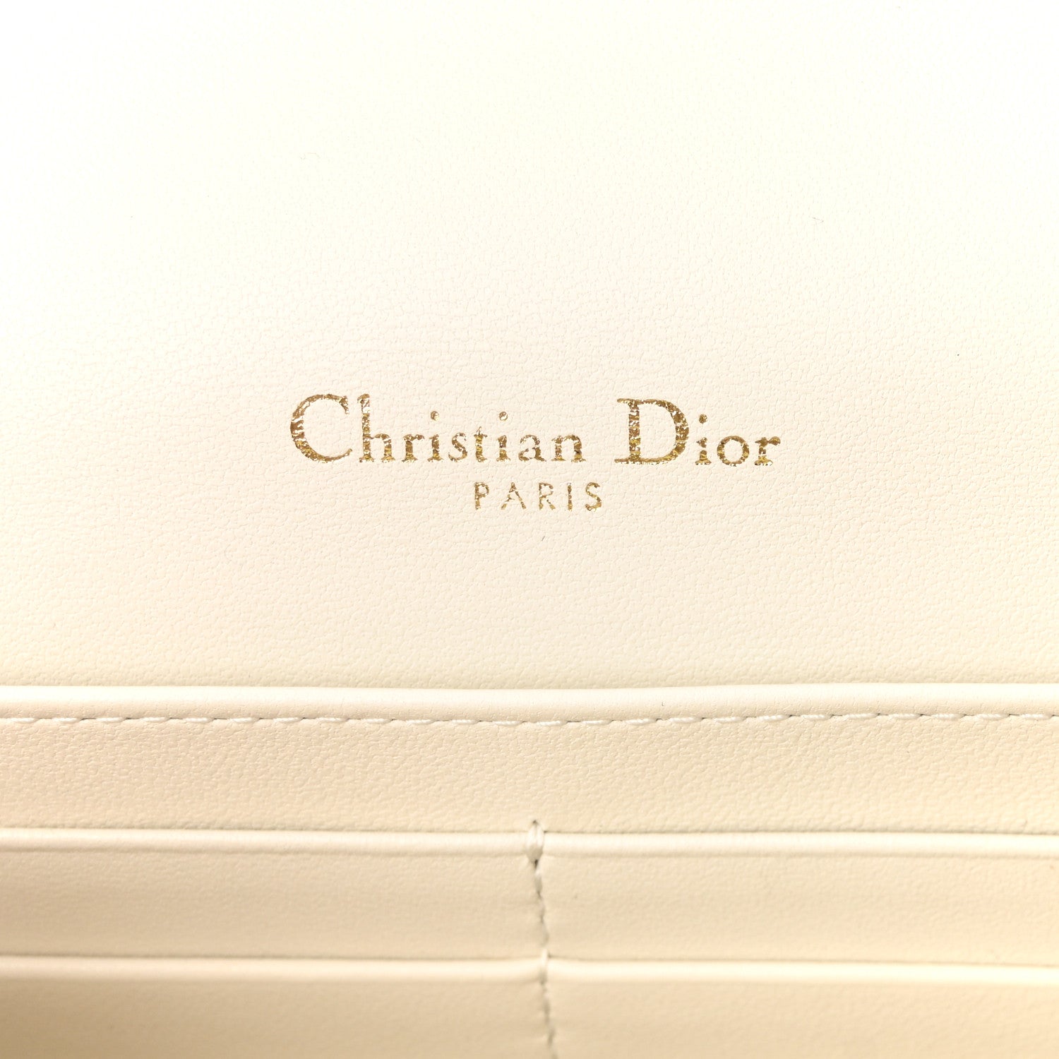 Christian Dior Lambskin Cannage Miss Dior Chain Pouch Latte 6 of 10
