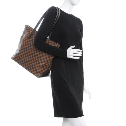 Louis Vuitton Damier Ebene Cabas Mezzo 2 of 14