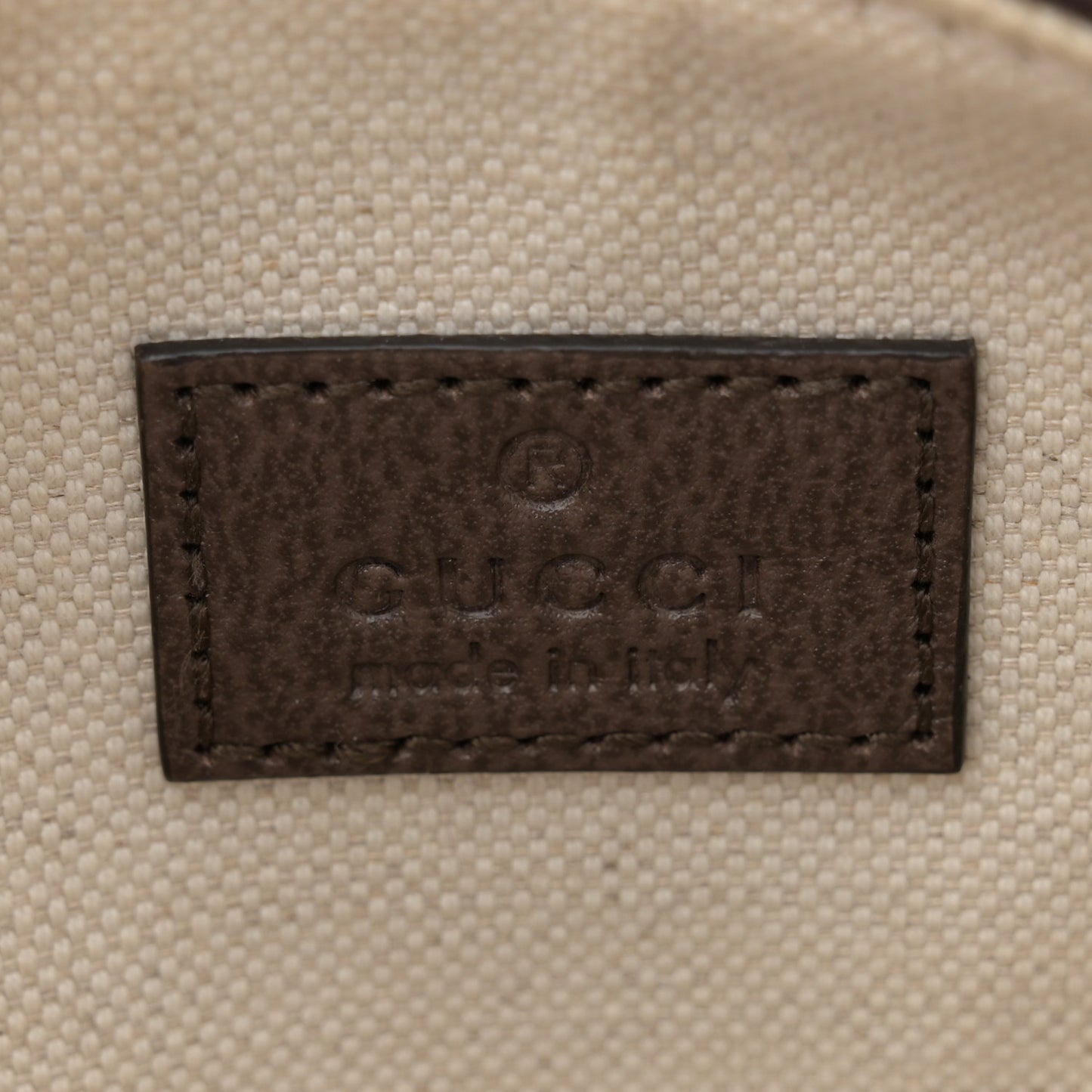 GG Supreme Monogram Textured Dollar Calfskin Web Super Mini Ophidia Top Handle Bowler Bag Beige Ebony New Acero