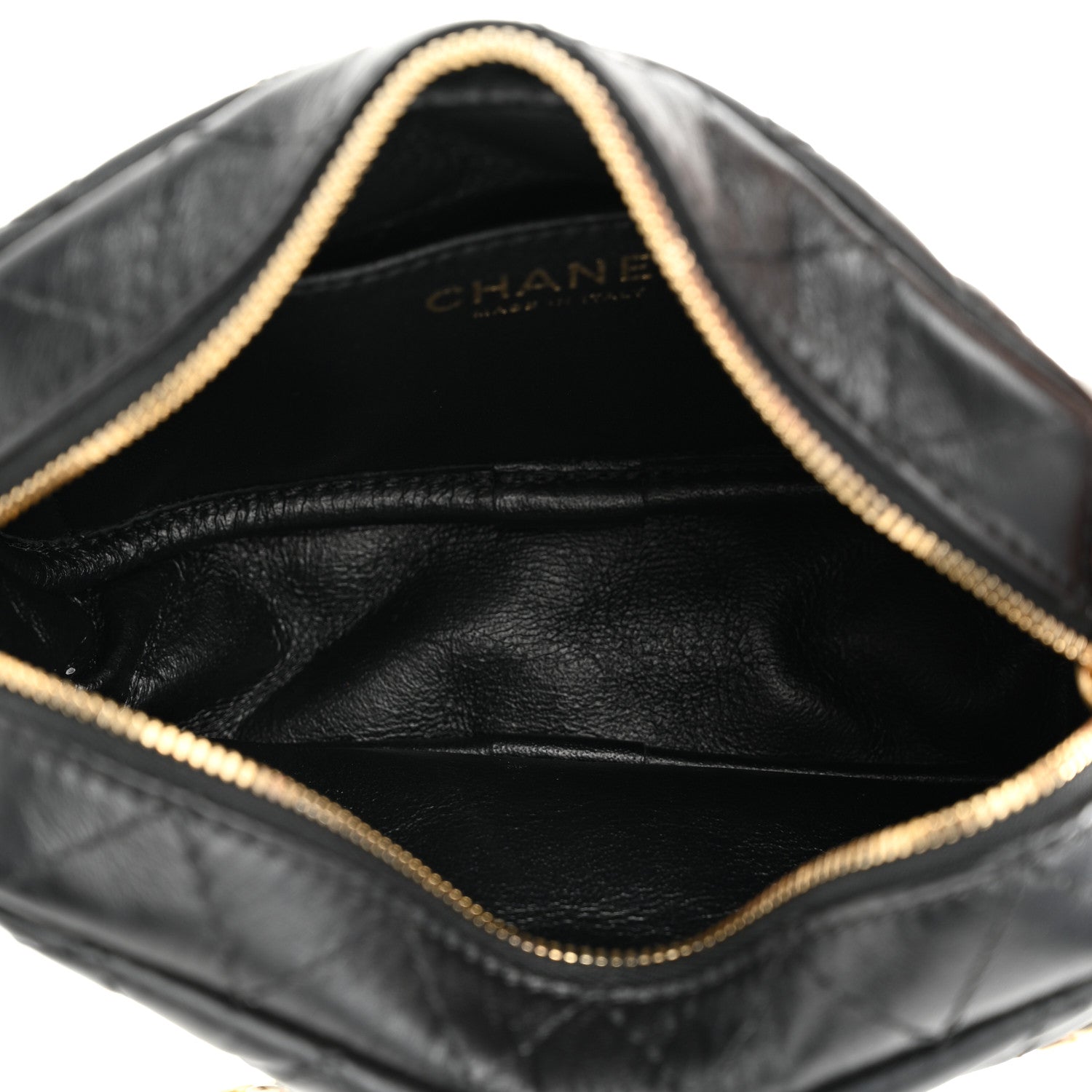 Chanel Aged Calfskin Quilted Mini Reissue Camera Case Black 5 of 10