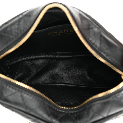 Chanel Aged Calfskin Quilted Mini Reissue Camera Case Black 5 of 10