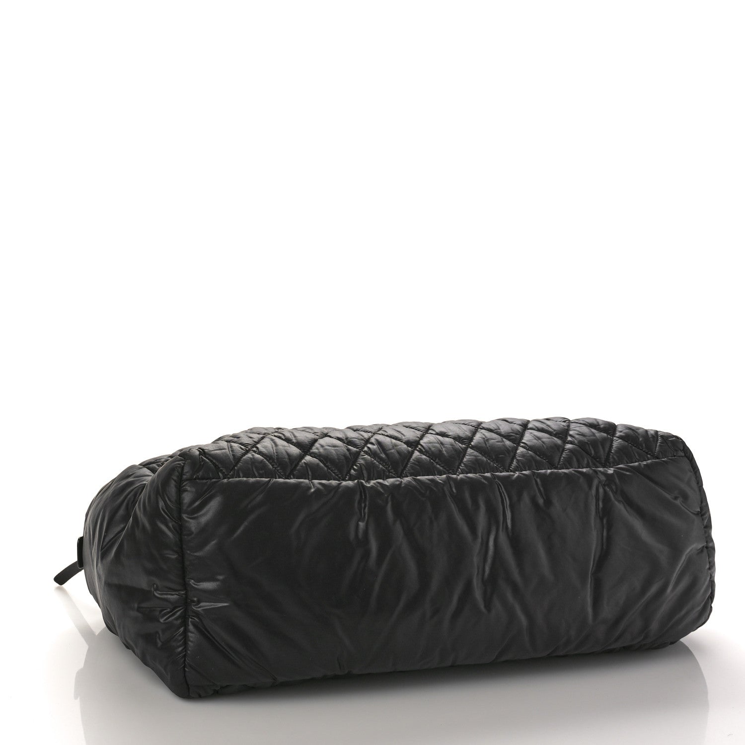 Chanel Nylon Quilted Large Coco Cocoon Reversible Tote Black 4 of 9