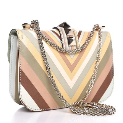 Valentino Garavani Vitello Native Couture 1975 Small Glam Lock Rockstud Flap Multicolor 3 of 7