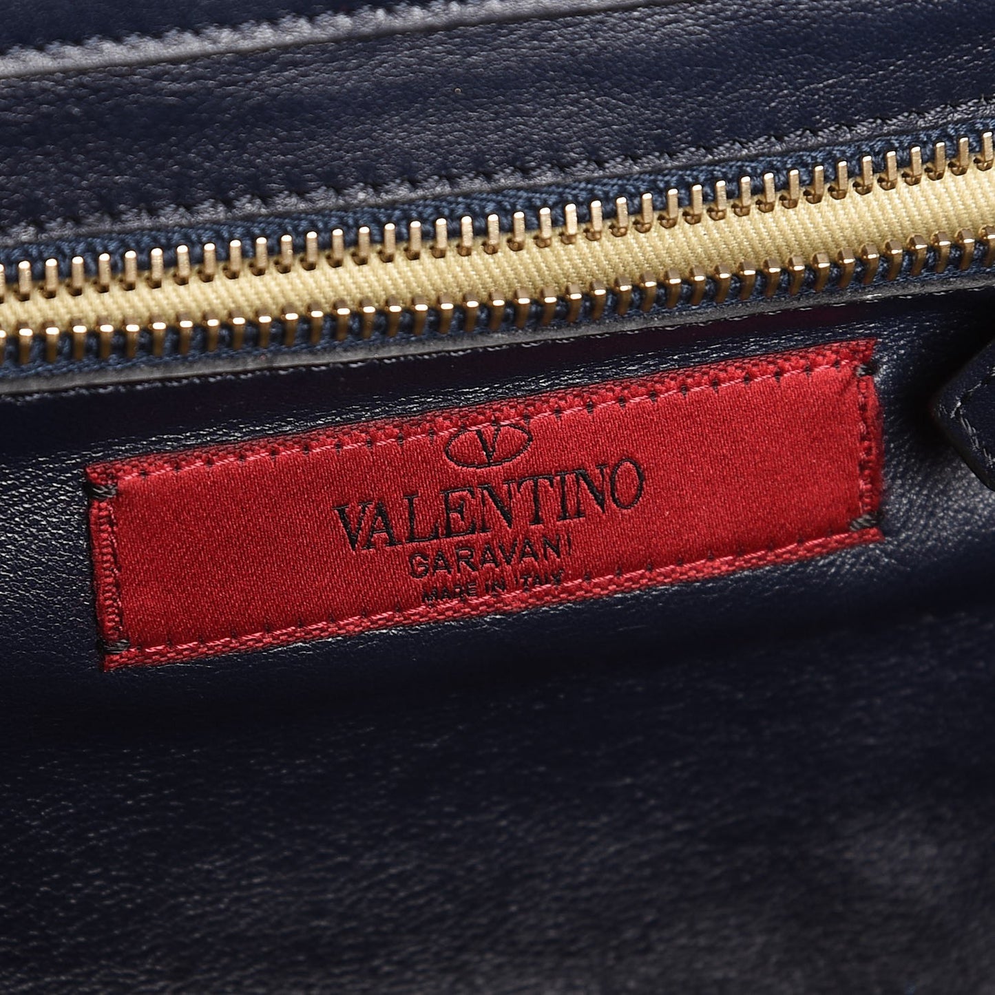 Vitello Small Rockstud Tote Marine