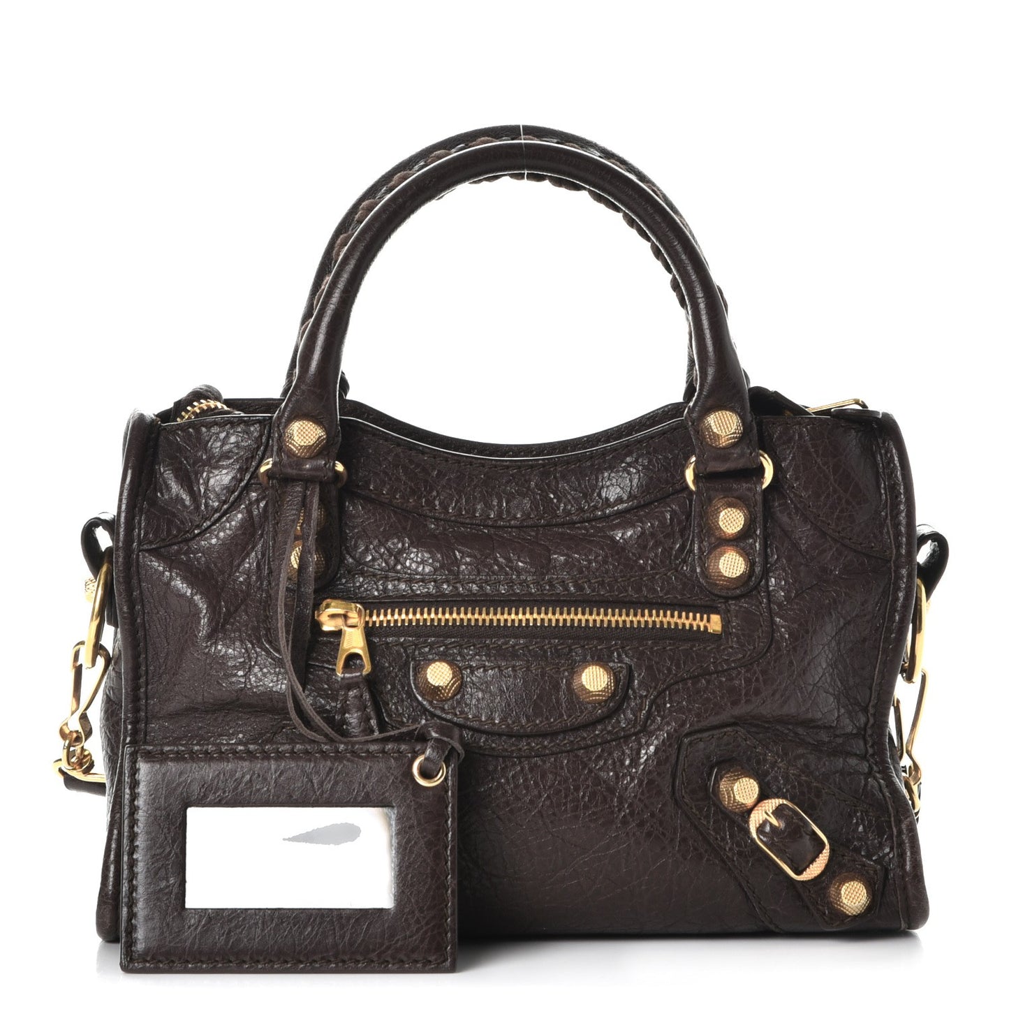 Agneau Giant 12 Gold Hardware Mini City Charbon