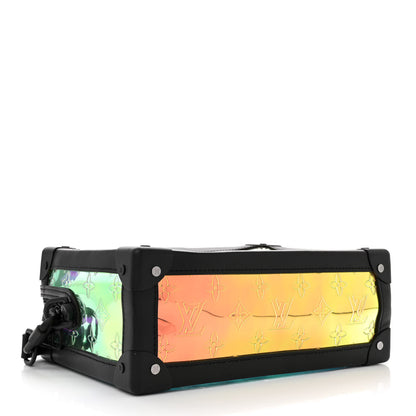 Louis Vuitton Calfskin PVC Monogram Solar Ray Soft Trunk Iridescent Prism Black 4 of 12