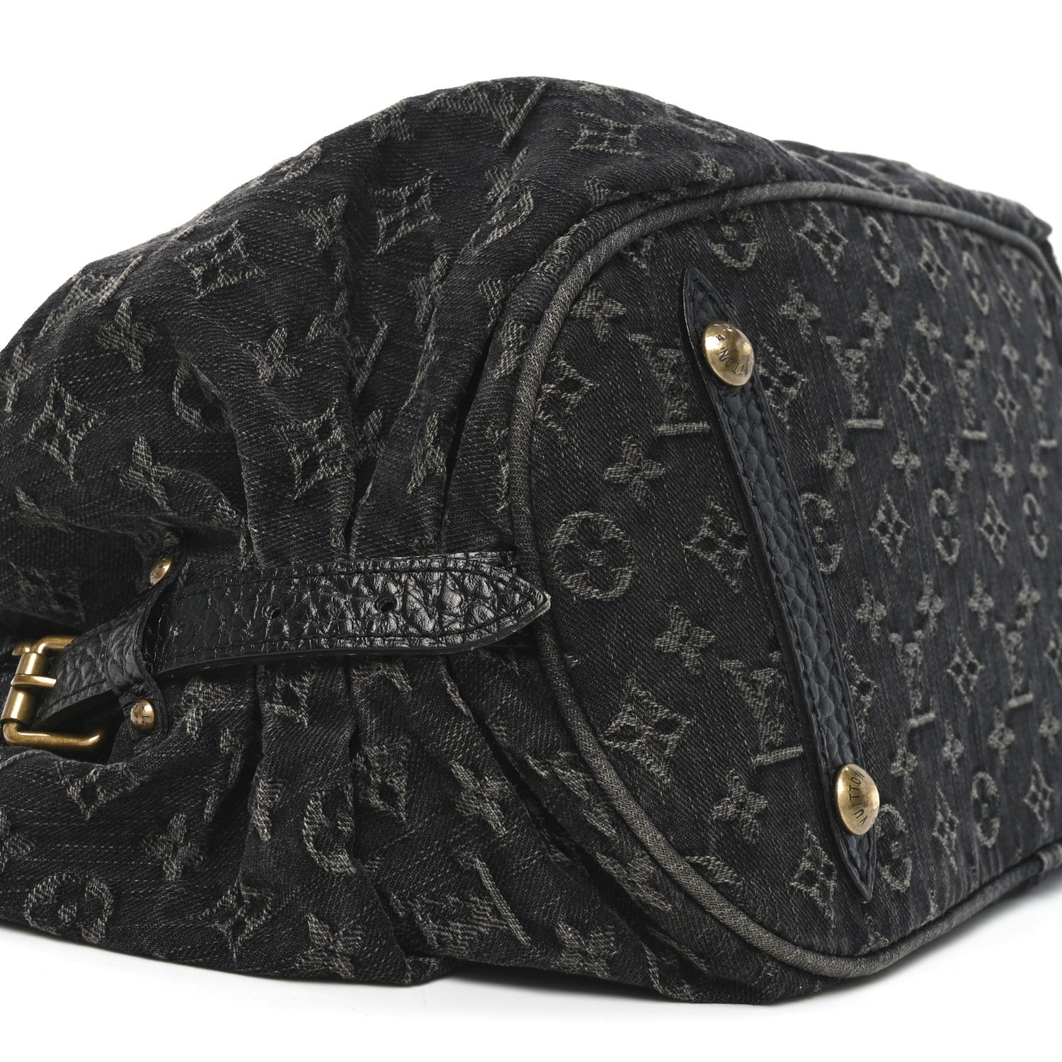 Louis Vuitton Denim Mahina XL Black 8 of 10