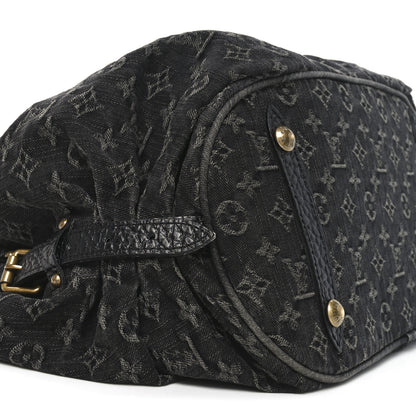 Louis Vuitton Denim Mahina XL Black 8 of 10